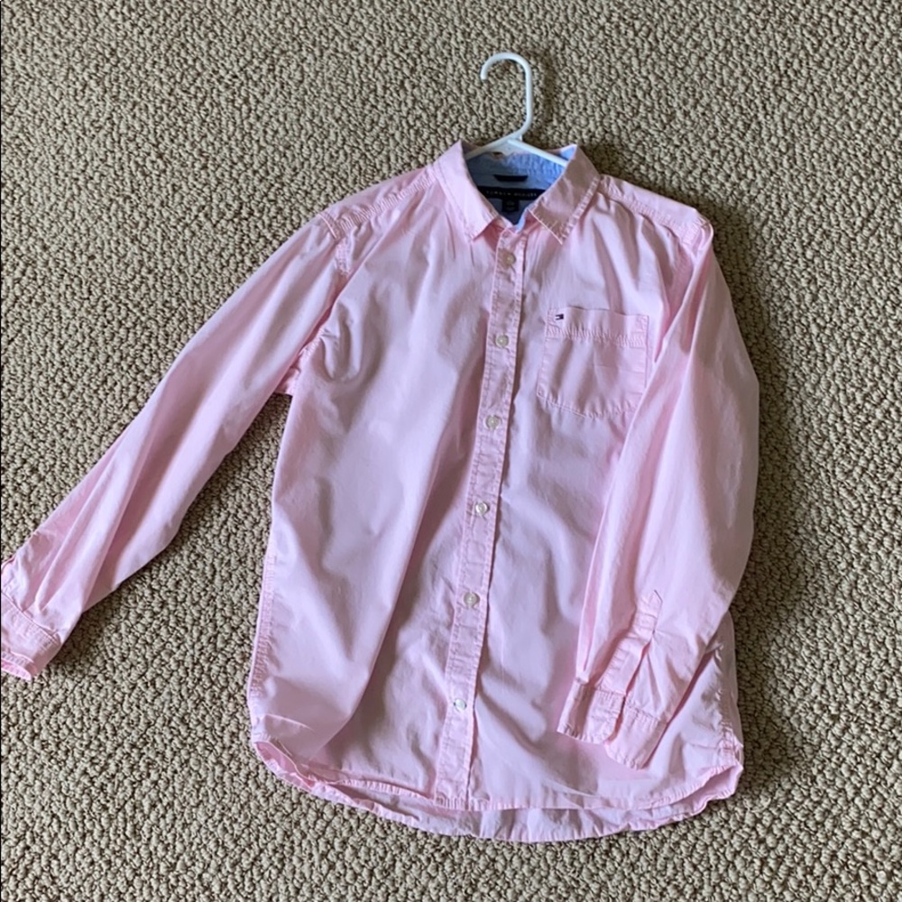 Tommy Hilfiger Pink Button Down
